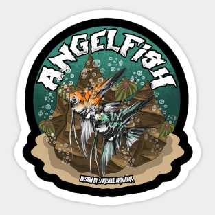 Angelfish Sticker